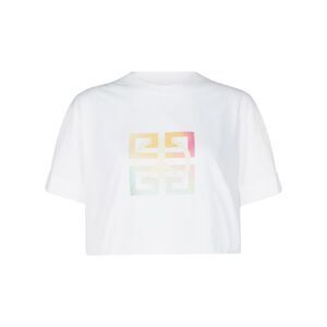 Givenchy 4G Peace Logo Crop Top White Womens